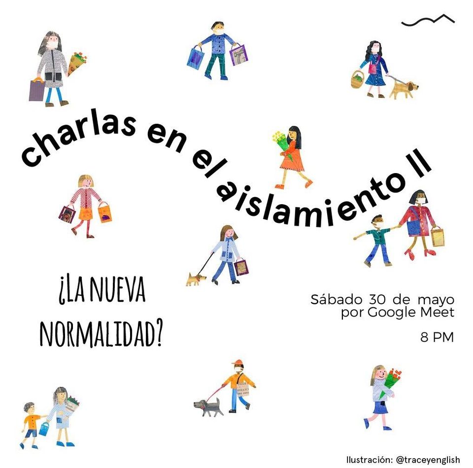 Cartel de invitación segunda sesión de Charlas en el aislamiento